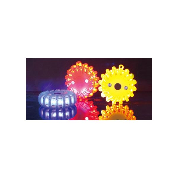 Baliza señalización vial, pack de 6 uds. +maletín cargador 12/22