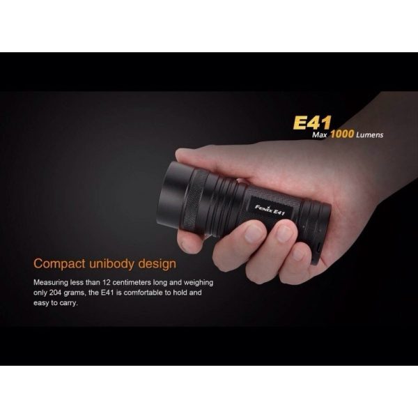 Linterna Policia 1000 Lumenes 4 Modos E41FENIX