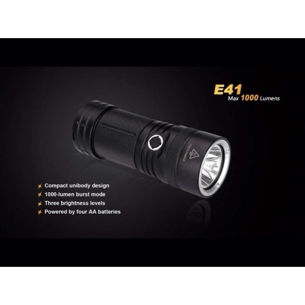 Linterna Policia 1000 Lumenes 4 Modos E41FENIX