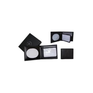 Cartera portaplaca con billetero y tarjetero (2 cuerpos) incluido