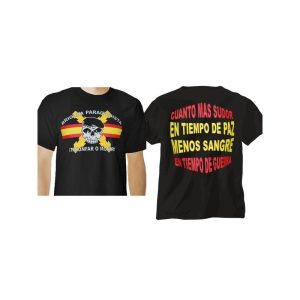 CAMISETA BRIGADA PARACAIDISTA- BRIPAC CALAVERA