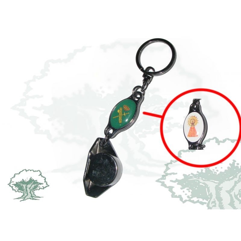 Llavero Tricornio Guardia Civil Emblema Negro