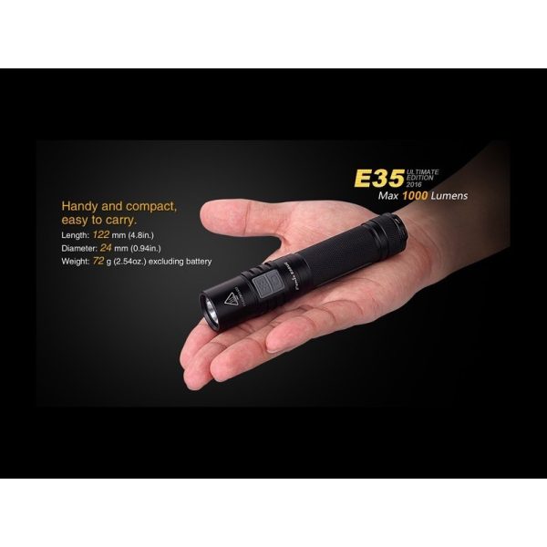 Linterna Policial Táctica 1000 LÚMENES FENIX E35