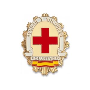Chapa cartera CRUZ ROJA VOLUNTARIO