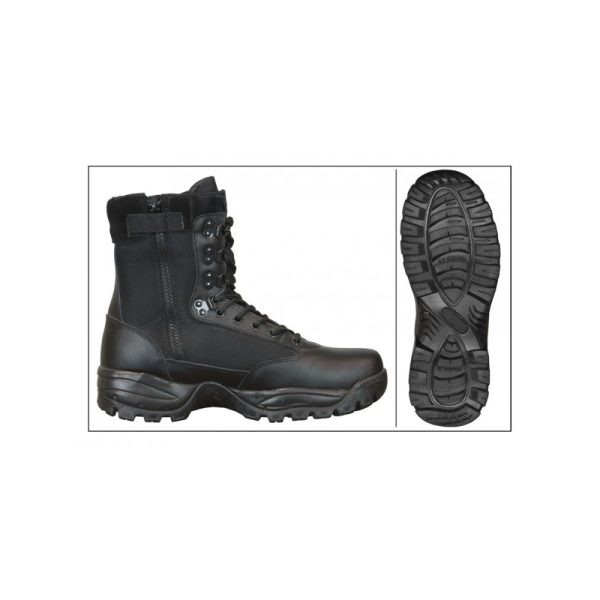 Botas Tacticas con Cremallera YKK- Uso Policial