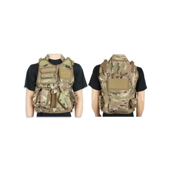 Chalecos Multibolsillo Camuflaje Desierto FORCE PILKERTON II ACU