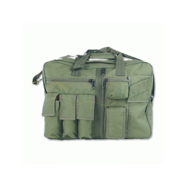 BOLSA MULTIBOLSILLOS CARGO VERDE OLIVO