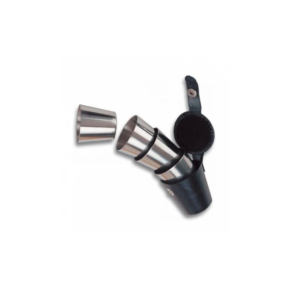 Set 4 vasos STARWINGS.Inox.C/Funda. 4 cm