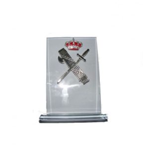 Placa cristal Emblema Guardia Civil