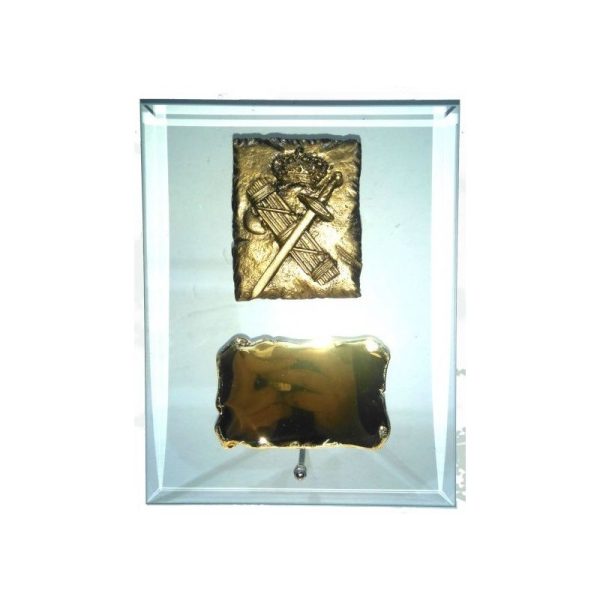 Placa Cristal con emblema Guardia Civil