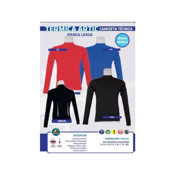 CAMISETA MANGA LARGA ARTIC. TERMICA POLAR