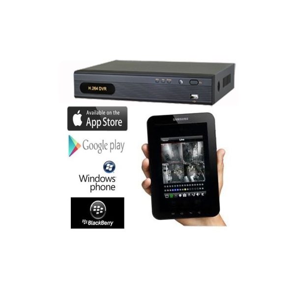 Kit de 8 camaras de videovigilancia CCTV "8C"