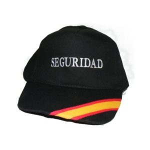 Gorra Seguridad Bordada con Bandera España en Visera