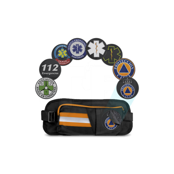 RIÑONERA EMERGENCIAS REFLECTANTE PARCHE SAMUR