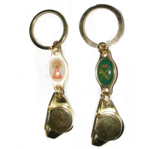 Llavero Tricornio-Virgen-Emblema guardia civil