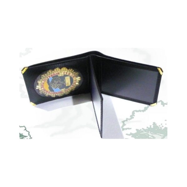 Cartera Guarda de Campo, Tarjetero billetero doble con chapa