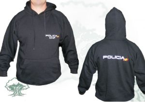 Sudadera Policia con capucha