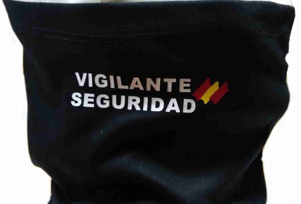 Bufanda Seguridad o Vigilante Seguridad