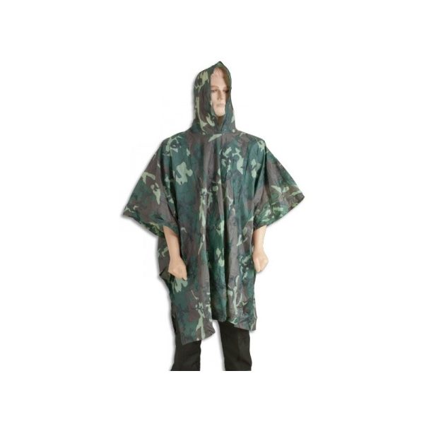 Impermeable Militar Poncho Camuflado