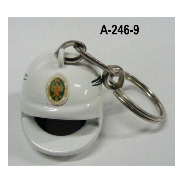 Llavero casco trafico