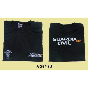 Camiseta negra tecnica Defensa Personal