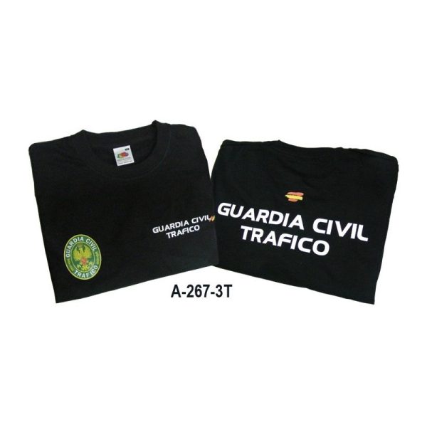 Camiseta negra emblema Trafico