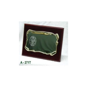 Placa dedicatoria madera emblema Trafico GC (CON GRABACION)