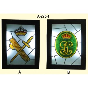 Cuadro Vidriera Luminosa 70x52cm.