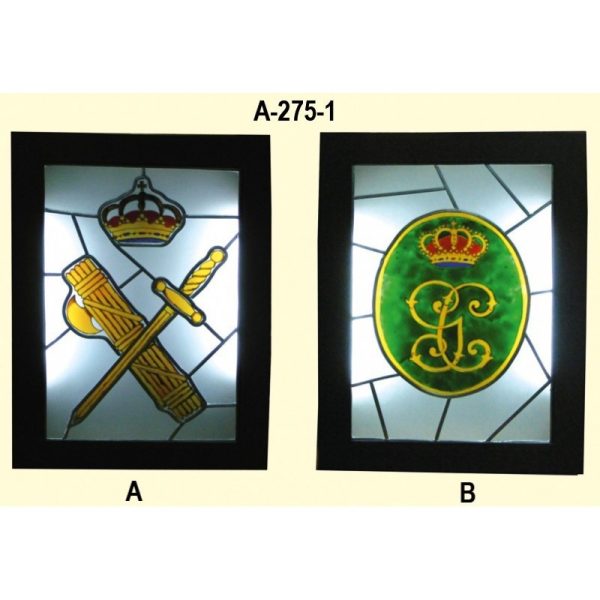 Cuadro Vidriera Luminosa 70x52cm.