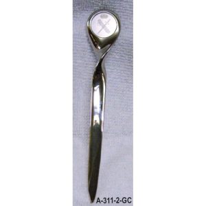 Abrecartas plateado emblema Guardia Civil