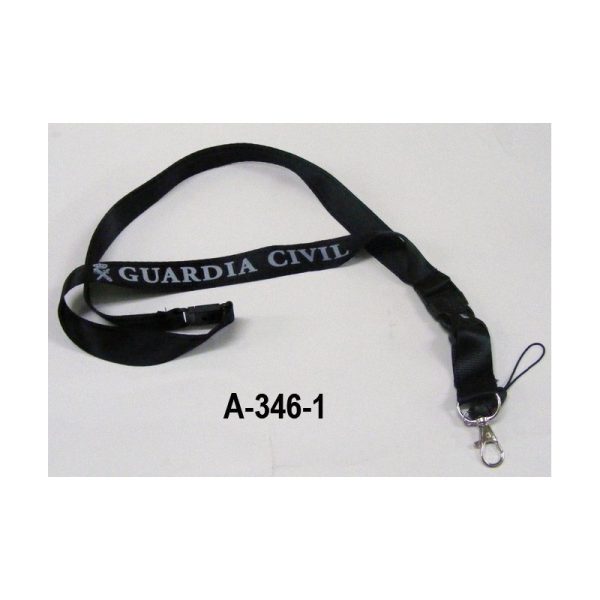 Cinta Guardia Civil para colgar móvil, llaves, acreditación, Ect , en el cuello