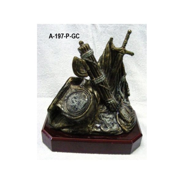 Figura Tricornio-Virgen-Insignia pequeña