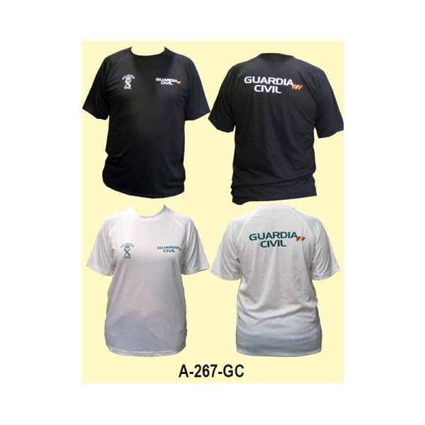 Camiseta tecnica blanca o negra