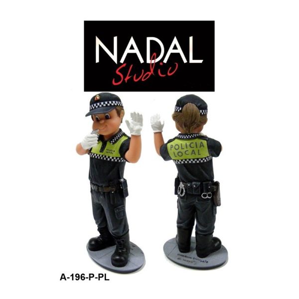 Figura Policia Local porcelana decorativa Mediana (NADAL Studio)