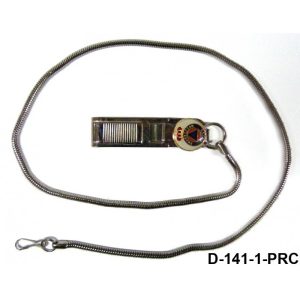 Pinza Protección Civil con cadena metálica