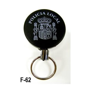 Llavero Extensible Policía Local Cinturon Policial