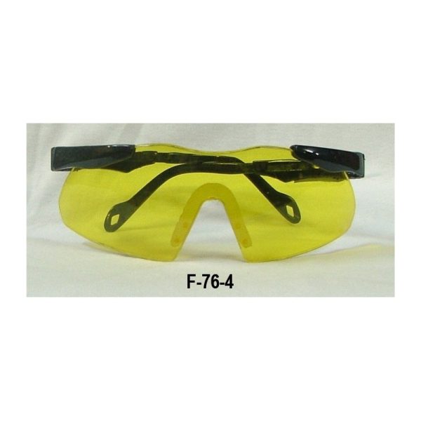 Gafas de tiro blancas/amarillas