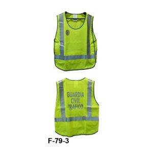 Peto reflectante grabado con logos trafico (cierre faja)