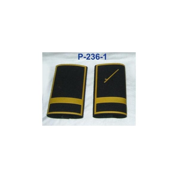 Hombreras PVC Oficial dorada