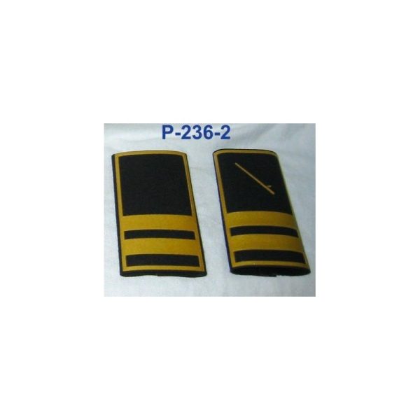 Hombreras PVC Subinspector dorada