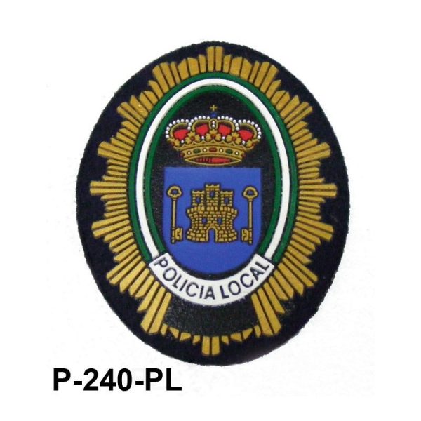 Escudo pecho P.V.C. Escudo heráldico ciudad (mínimo 25 unidades)