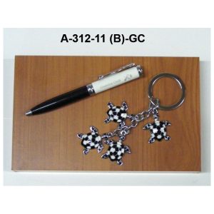 Estuche boligrafo + llavero señora TORTUGAS