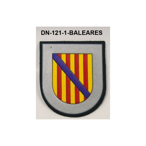 Distintivo Destino Comunidades Autonomas con velcro BALEARES
