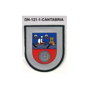 Distintivo Destino Comunidades Autonomas con velcro CANTABRIA