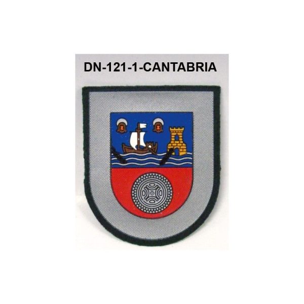 Distintivo Destino Comunidades Autonomas con velcro CANTABRIA
