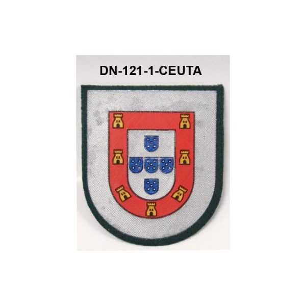 Distintivo Destino Comunidades Autonomas con velcro CEUTA