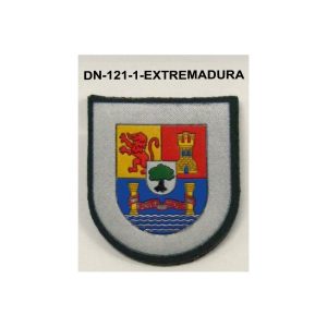 Distintivo Destino Comunidades Autonomas con velcro EXTREMADURA