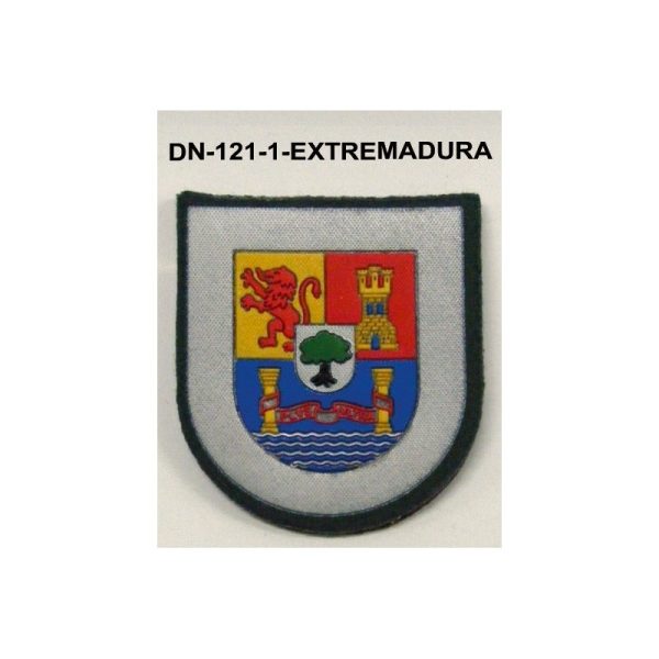 Distintivo Destino Comunidades Autonomas con velcro EXTREMADURA