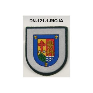 Distintivo Destino Comunidades Autonomas con velcro LA RIOJA