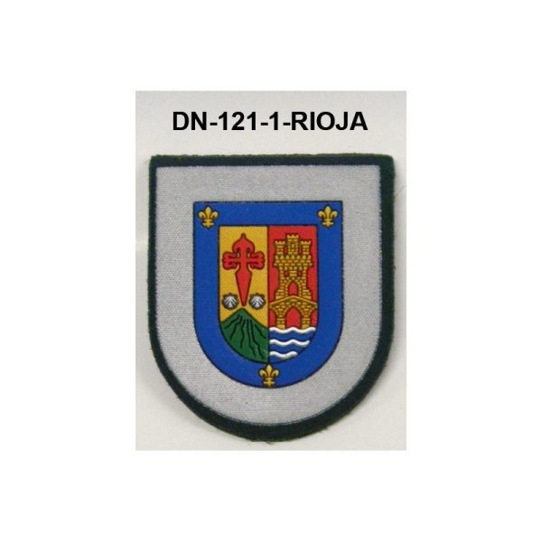 Distintivo Destino Comunidades Autonomas con velcro LA RIOJA